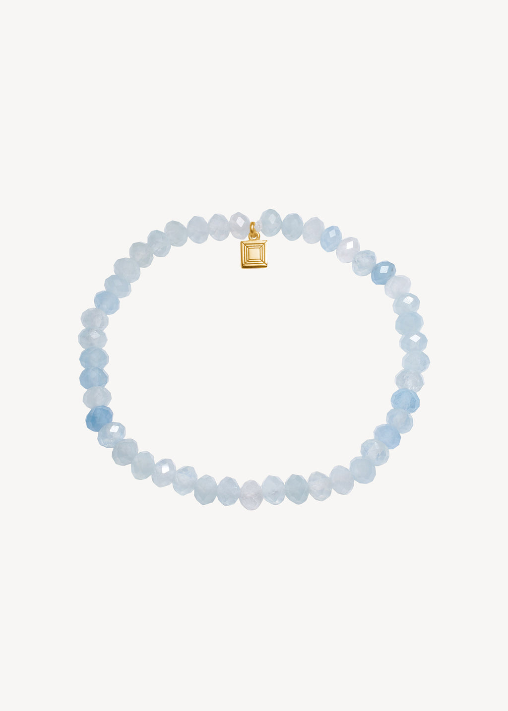Wisdom bracelet with Aquamarine - March's birthstone – Carré