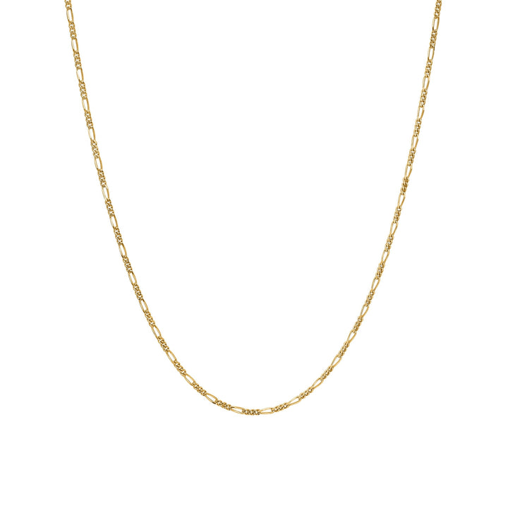 Figaro chain 42+2cm - gold plated