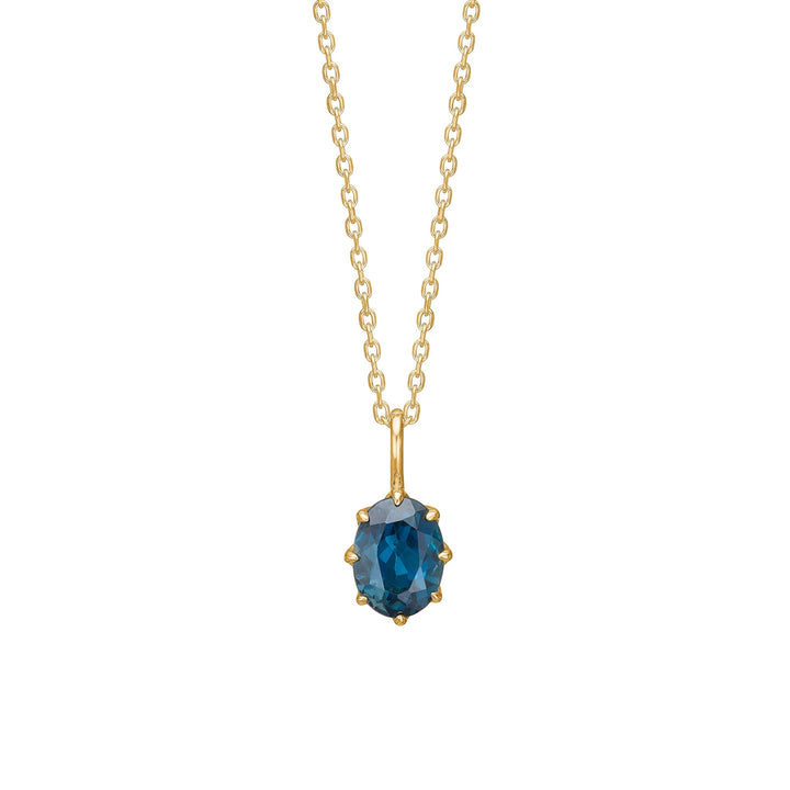 10-karat Stella pendant with London Blue Topaz