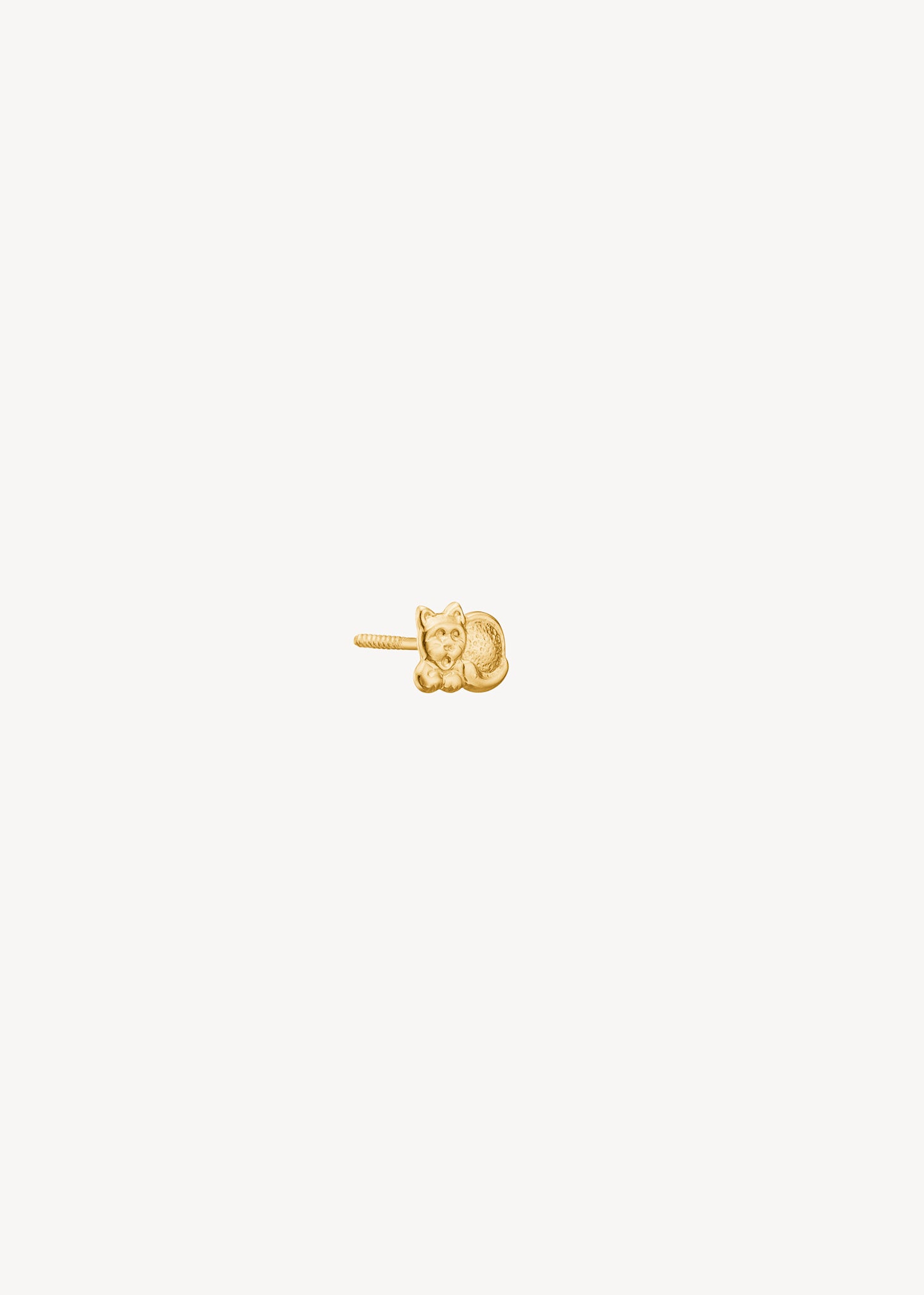 14-karat gold Cat ear stud