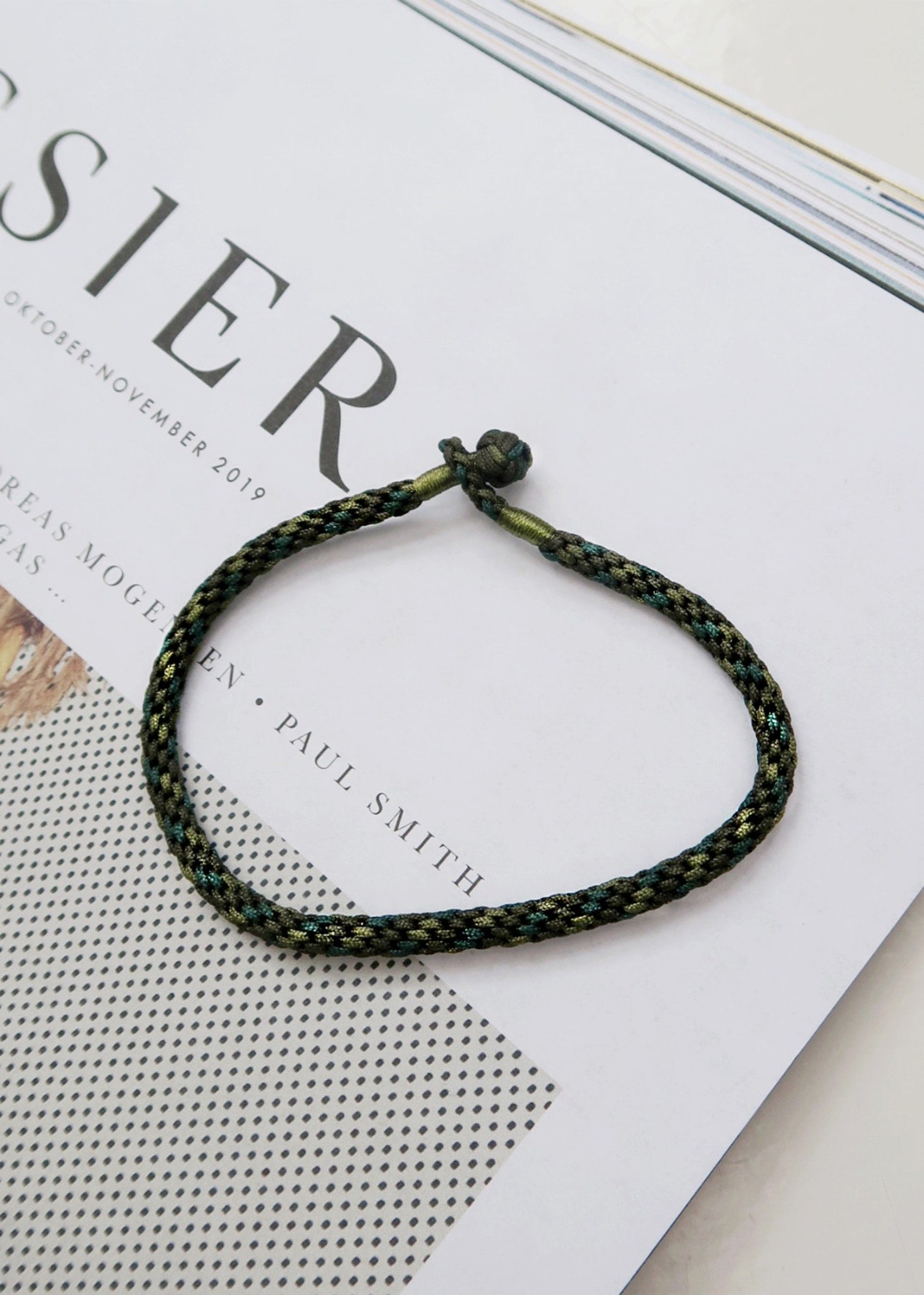 Braid Him bracelet - Evergreen