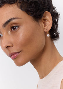 Valencia earrings set with Pearl - silver