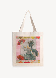 Tote bag in cotton
