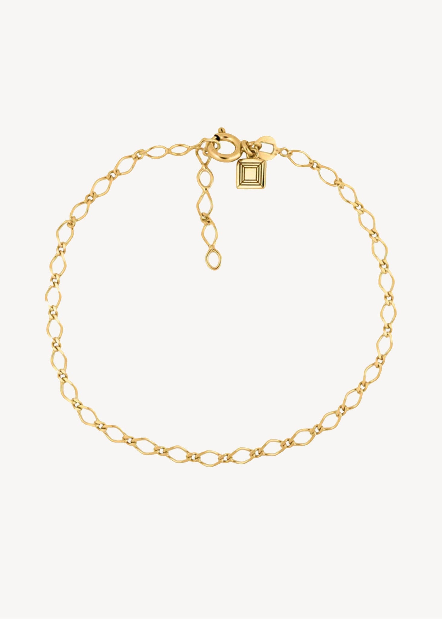 Wave bracelet - gold plated