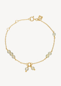 beautiful gold plated sterling silver bracelet with golden rutilated quartz gemstones 
