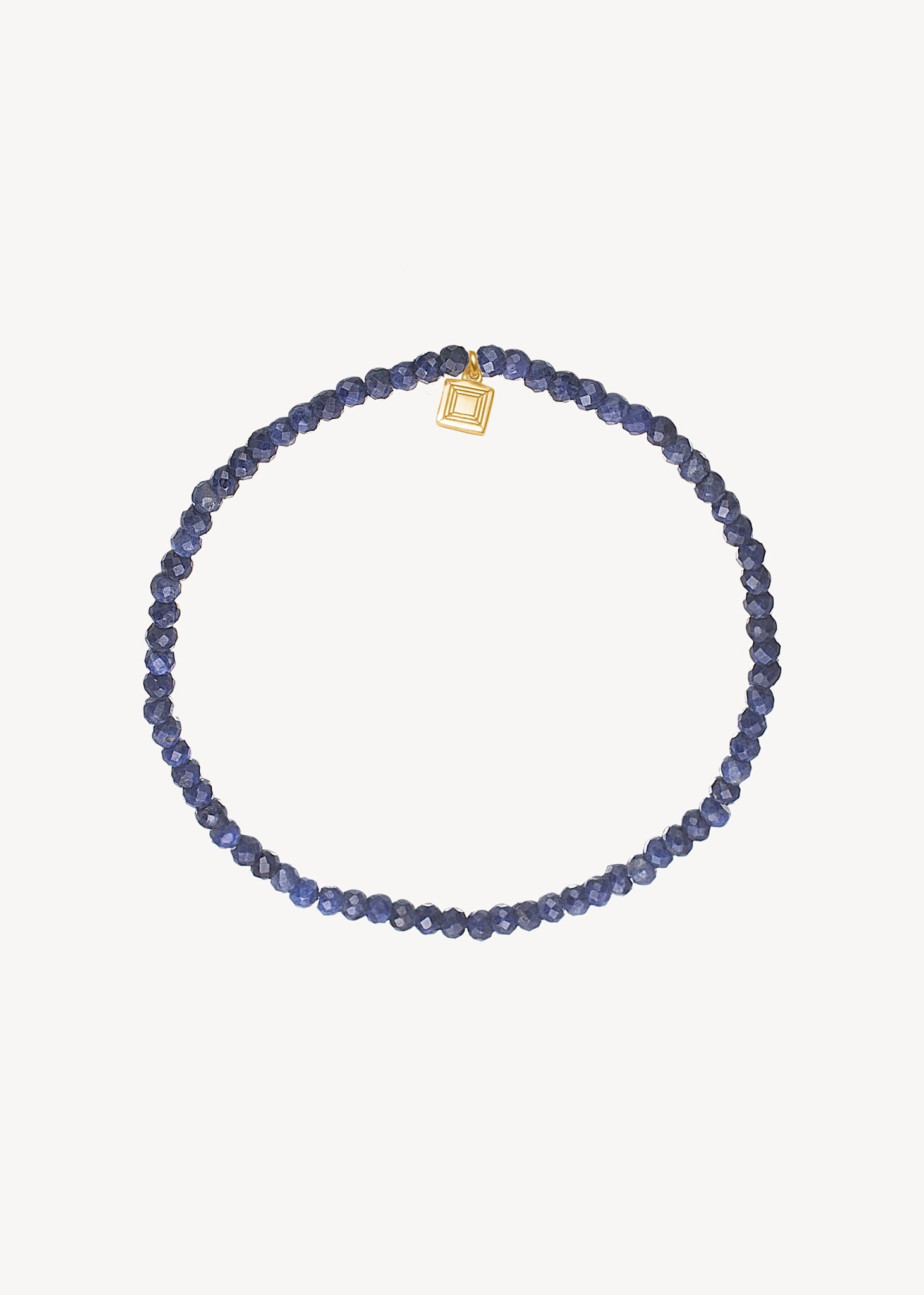 Savannah bracelet with Sapphire - gold plated