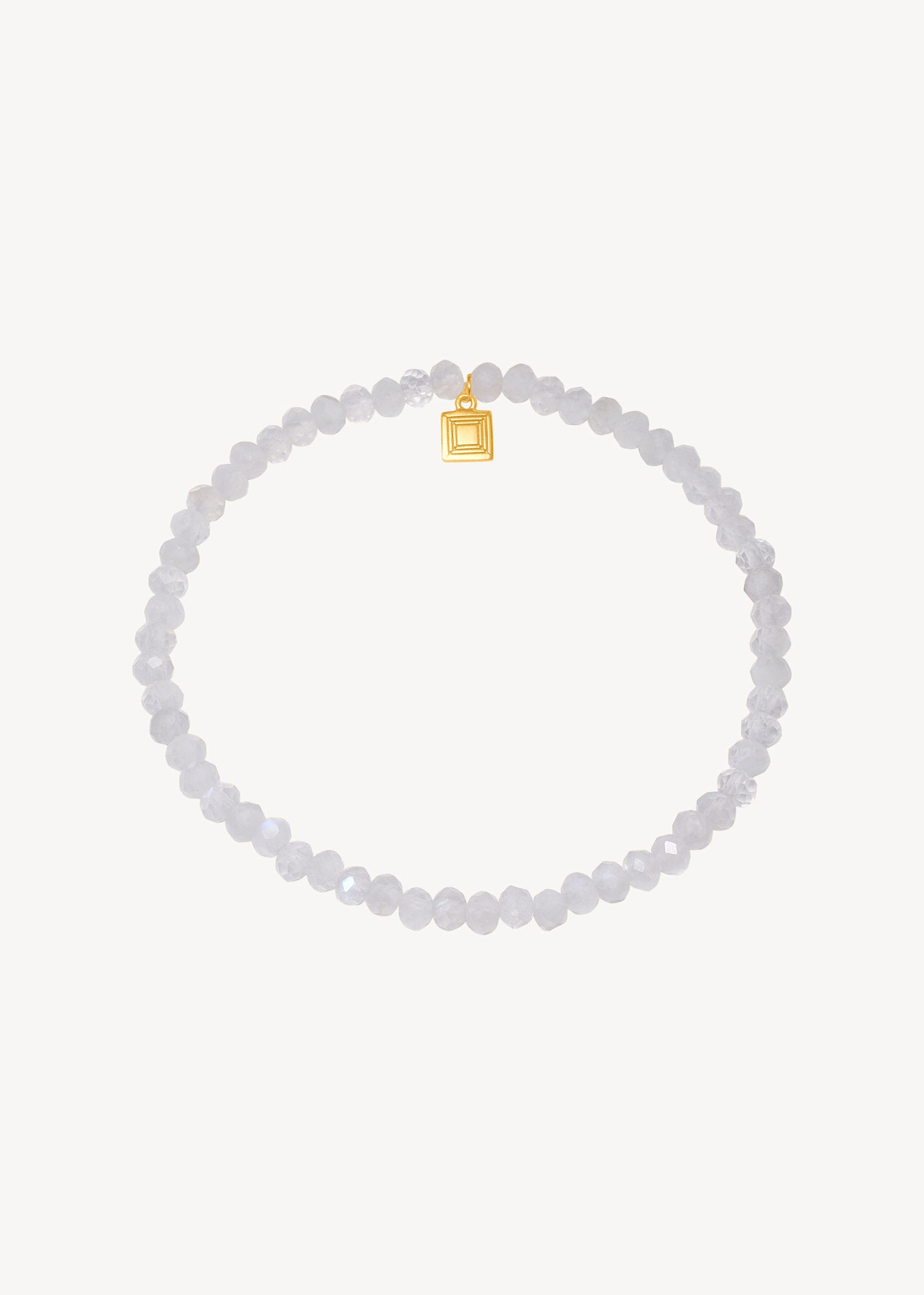 beautiful beaded gemstone bracelet with real rainbow moonstone gemstones that symbolise motherhood and compassion, perfect Mother's day gift and gift for mom under 80 eur