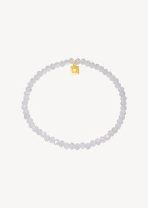 beautiful beaded gemstone bracelet with real rainbow moonstone gemstones that symbolise motherhood and compassion, perfect Mother's day gift and gift for mom under 80 eur