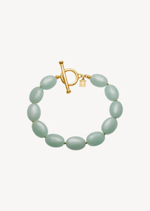 Dragee Midi bracelet with Aventurine - gold plated