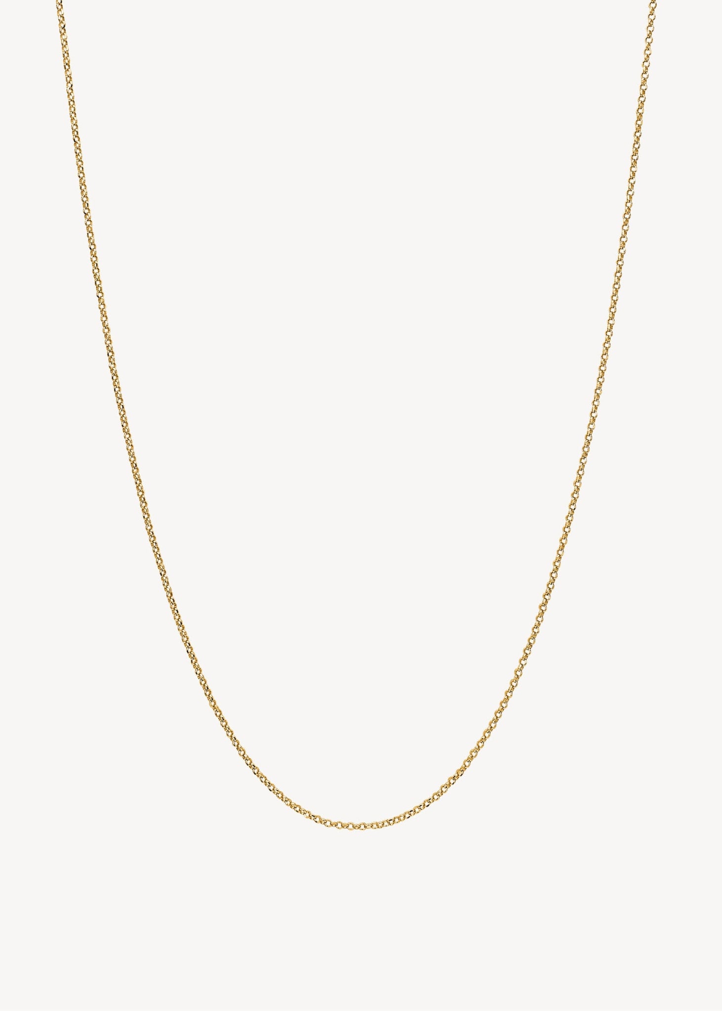 Whisper chain 46+2+2cm - gold plated