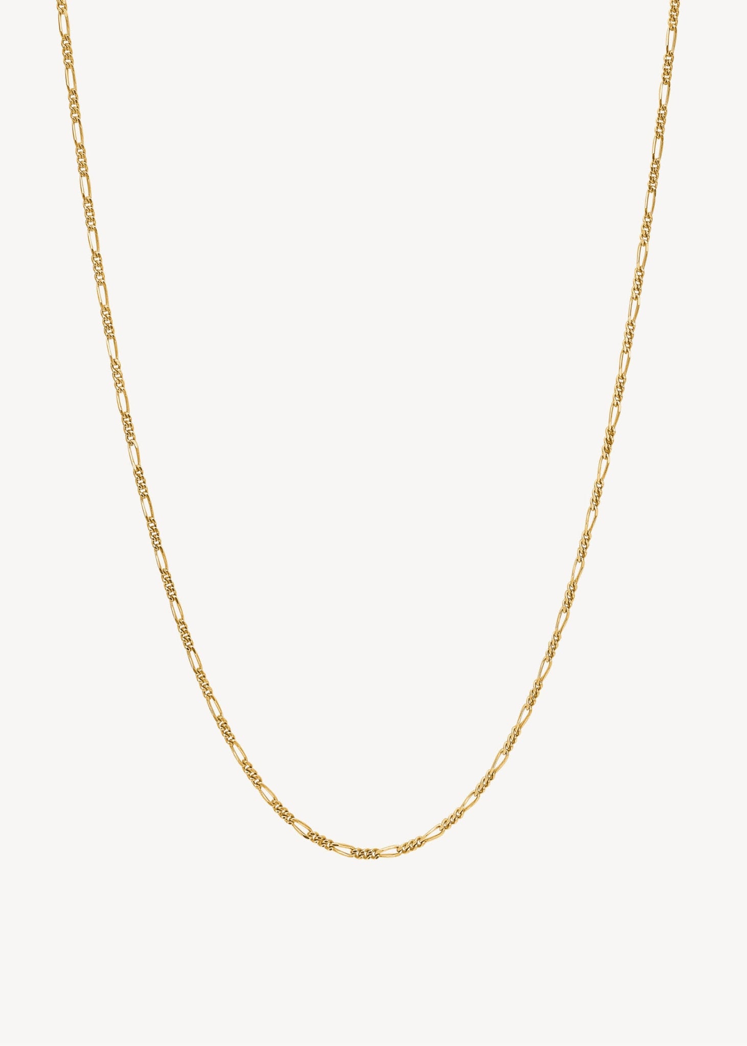 Figaro necklace 42+2cm - gold plated