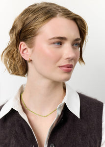 Grace necklace with Peridot - gold plated