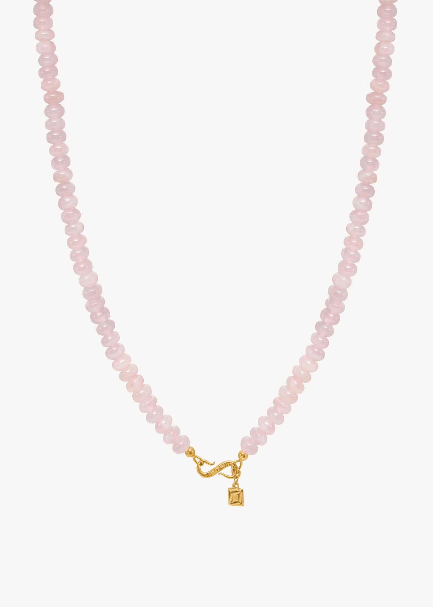 Millie necklace with Rose Quartz - gold plated