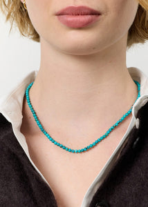 Sea necklace with Turquoise - gold plated