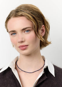 Grace necklace with Sapphire - gold plated