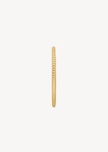 Store hoop øreringe til charms i guldbelagt sterling sølv med antikt inspireret mønster, perfekt gave til hende og gave til konfirmanden 
