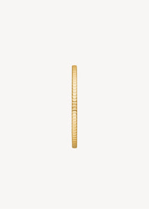 Pinstripe hoop 3cm - gold plated
