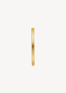 Hoop ørering i guldbelagt sterling sølv i 3 cm til hoops og charms fra carré jewellery 