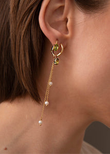 Byzantine hoop 1,5 cm - gold plated