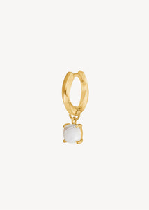 Hoops og charms fra carré jewellery på tilbud til 300 kr i guld med månesten 