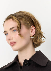 Ines charm with Keshi Pearl - gold plated