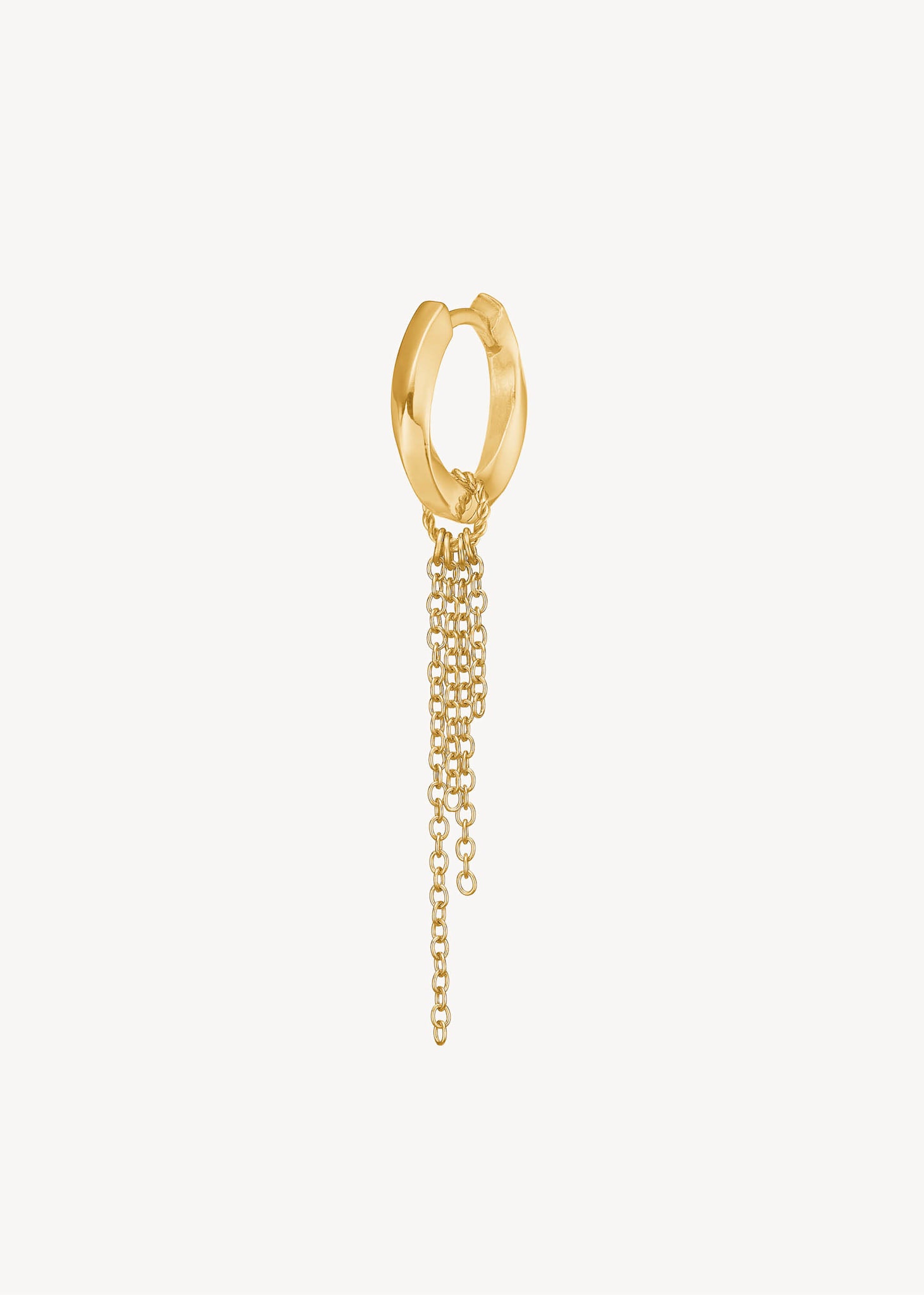 Chain charm 3 cm 1 pc - gold plated