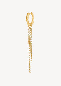 Chain charm 4.5 cm 1 pc - gold plated