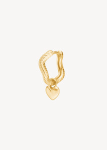 Love charm - gold plated