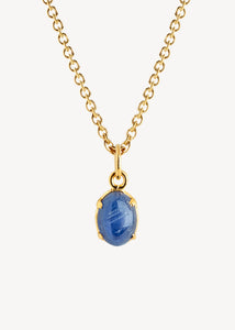 Mia pendant with Kyanite - gold plated