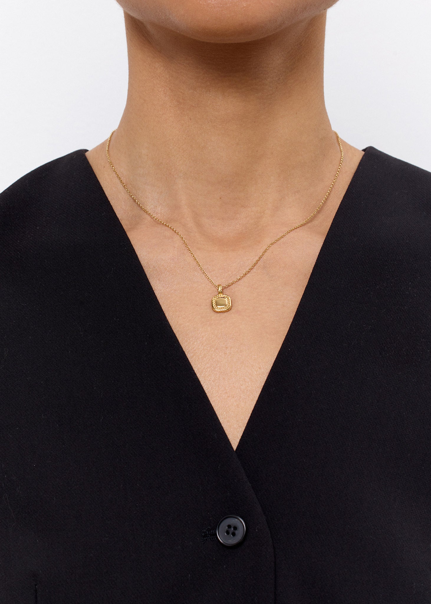 Whisper necklace 38+2cm - gold plated