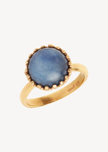 Aelia ring with Kyanite - gold plated