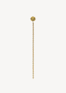 Ariana stud earring with Citrine - gold plated