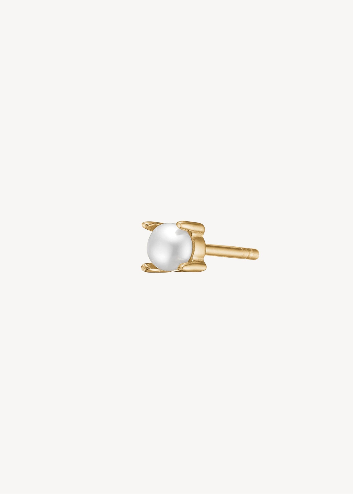 Lulu ear stud with Pearl - gold plated