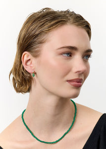 Mimi necklace with Green Agate - gold plated
