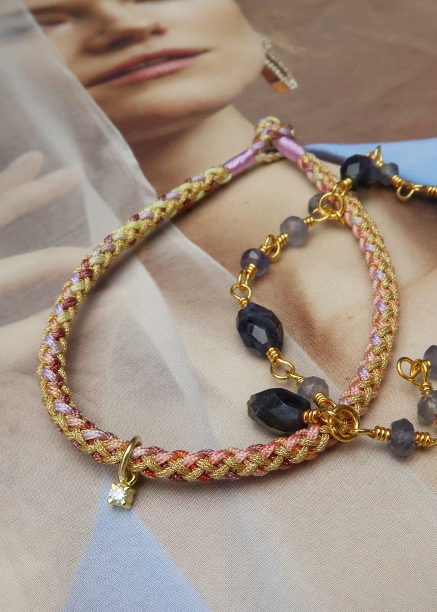 18-Karat Birthstone pendant with Tourmaline
