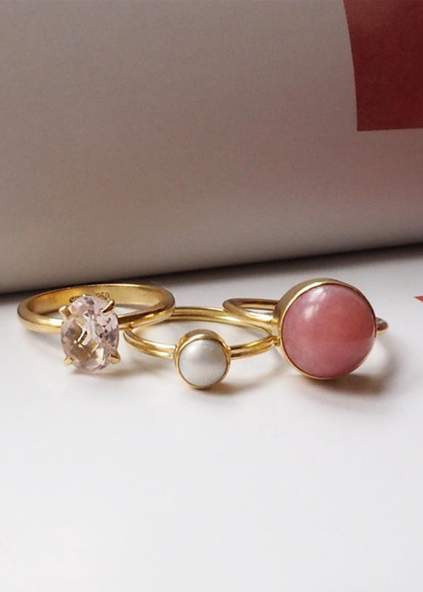 18-Karat Ingrid ring with Pearl