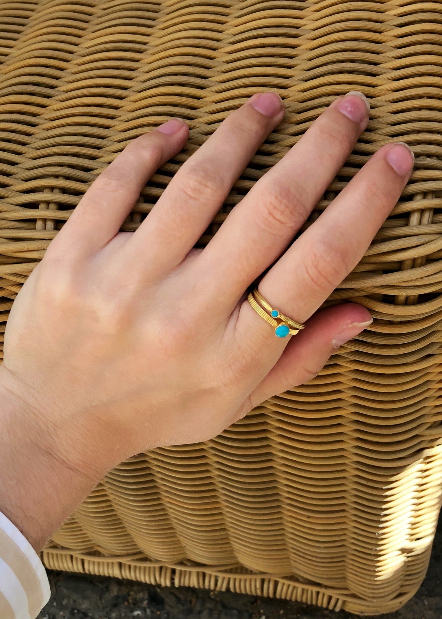 18-Karat Venus ring with Turquoise