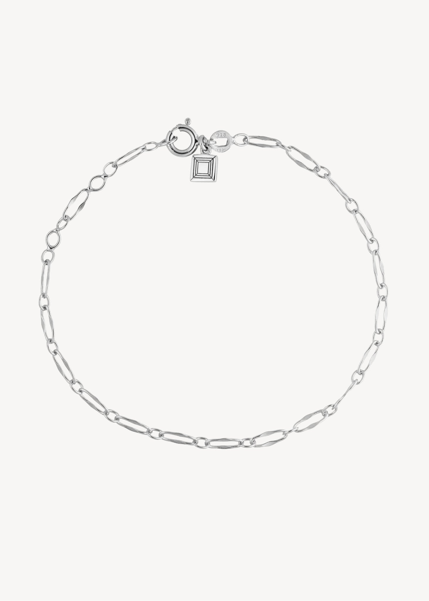 Lace bracelet - silver