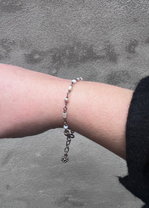 Amina bracelet with Pearl - silver