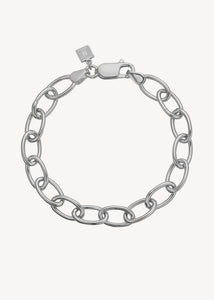 Link bracelet 17cm - silver