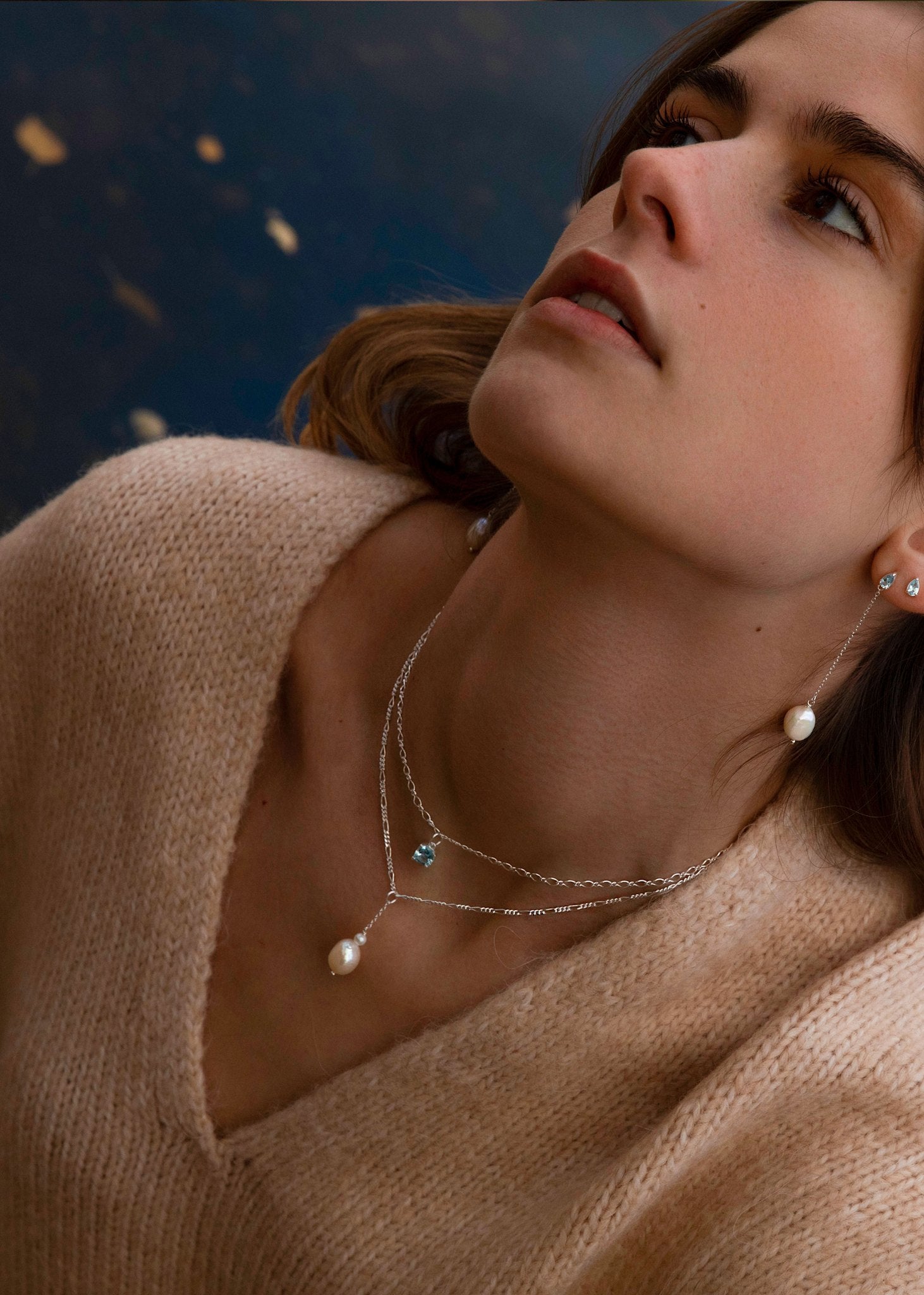 Figaro necklace 38+2cm - silver