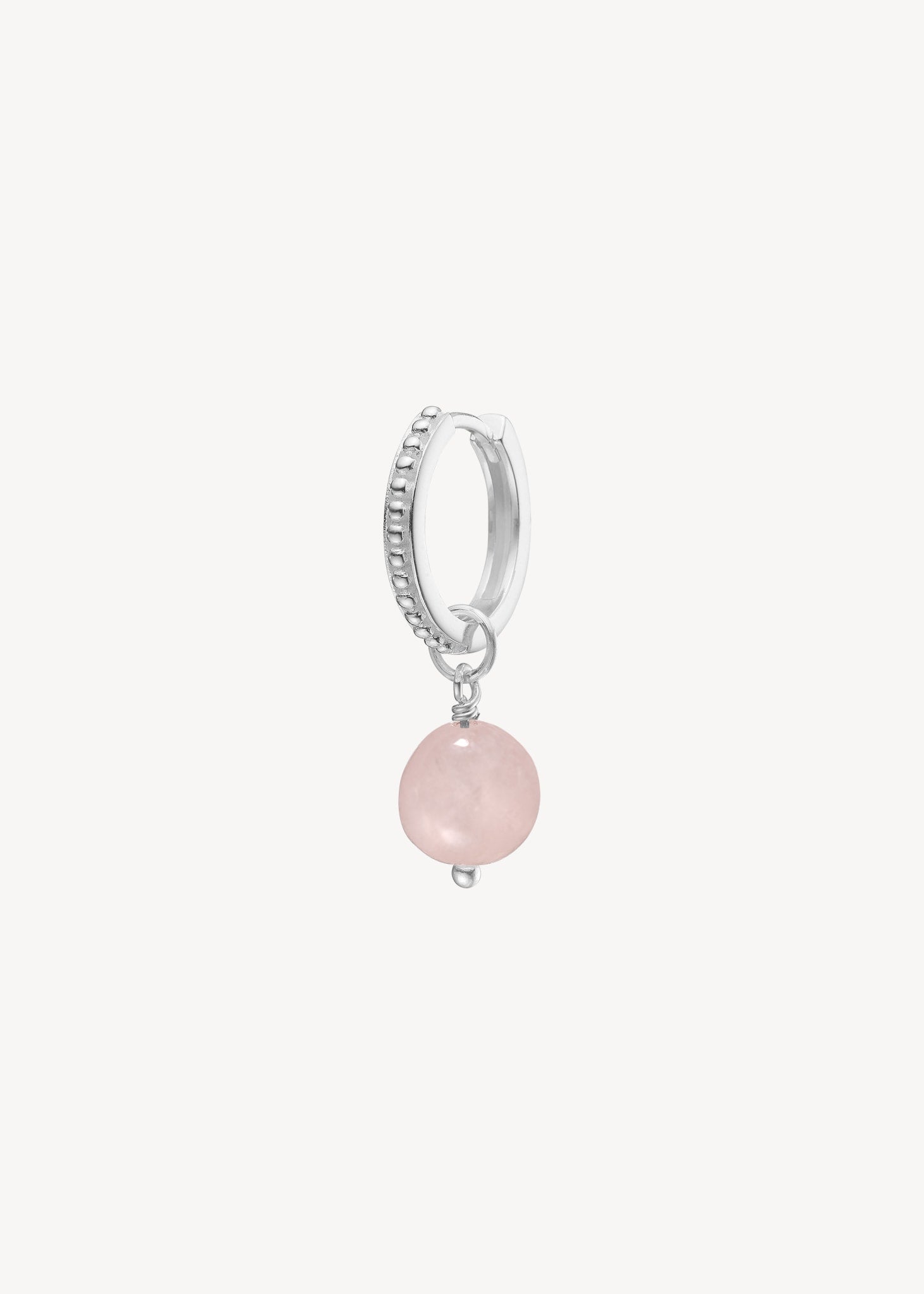 Balloon charm with Morganite - silver