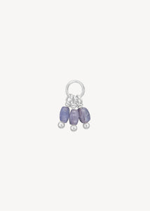 Triad charm with Tanzanite - silver