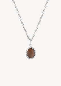 Lana pendant with Smokey Quartz - silver