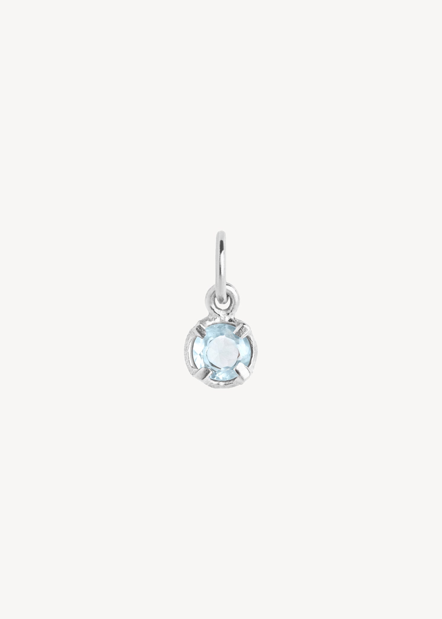 Gem pendant with Blue Topaz - silver