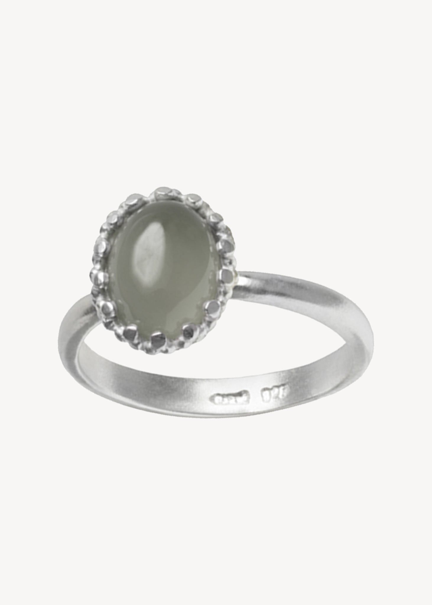 Lana ring with Grey Moonstone - silver