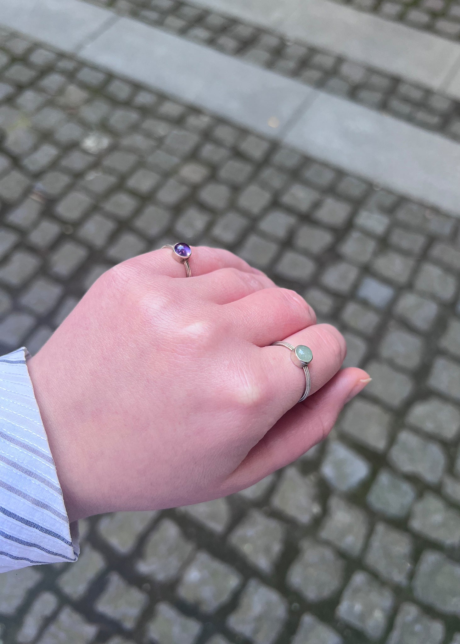 Archive ring with Amethyst - silver