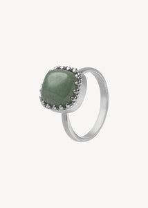 Marvels ring with Aventurine - silver