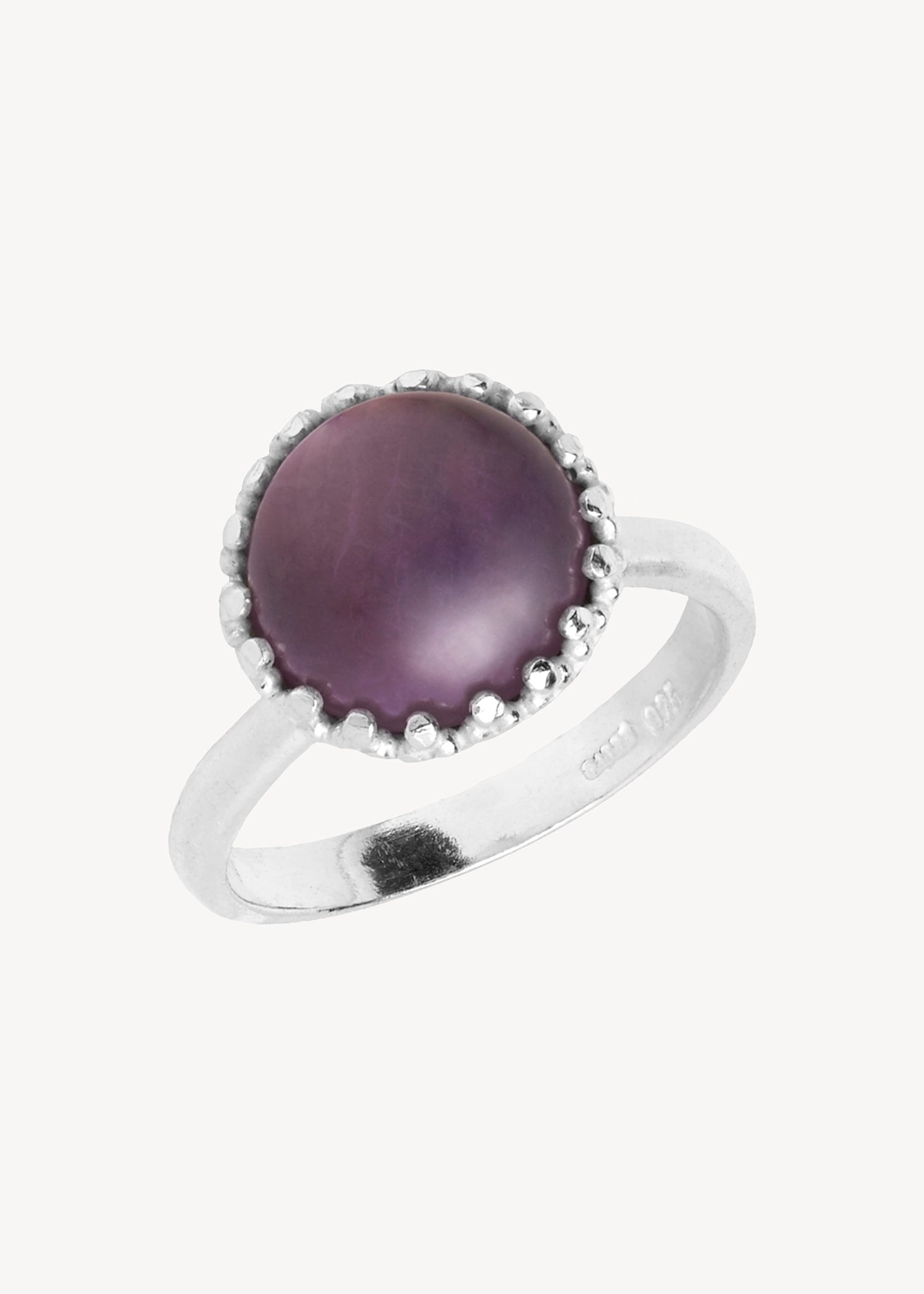 Aelia ring with Amethyst - silver