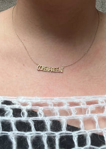 10-karat Copenhagen chain with champagne Diamond